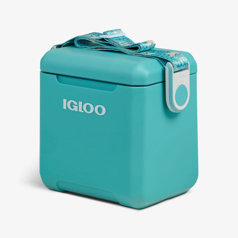 Tag Along Too Remix Cooler 10L::Lagoon:: Lockable lid w/ gasket