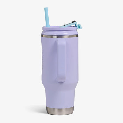 Flip 'n' Sip Travel Mug 946ml::Lilac Breeze::Side handle