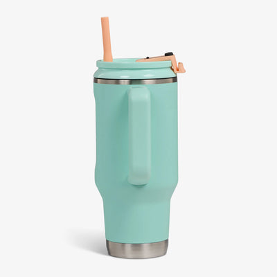 Flip 'n' Sip Travel Mug 946ml::Seafoam::Side handle