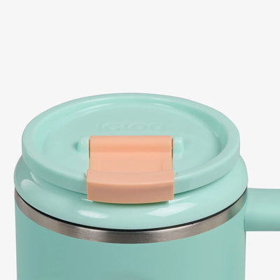 Flip 'n' Sip Travel Mug 946ml::Seafoam::Leakproof Flip 'n' Sip lid