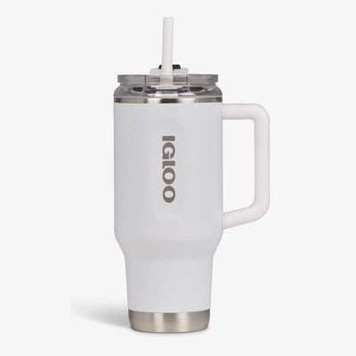 Flip 'n' Sip Travel Mug 946ml::White::Retention: Up to 48hrs cold / 8hrs hot*