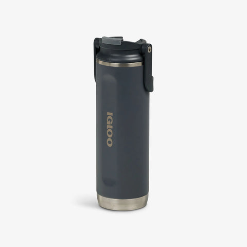 Flip ‘n’ Sip Tumbler 590ml::Carbonite::No-look-sip indicator