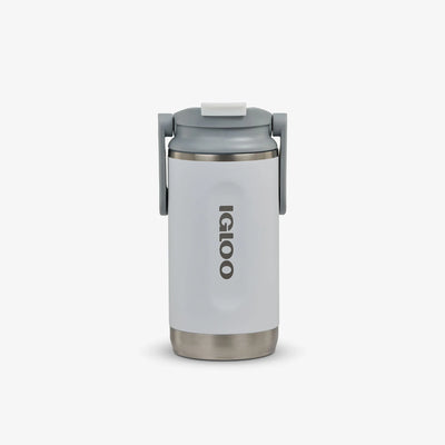 Flip 'n' Sip Tumbler 355ml::White::Fits in standard cup holders