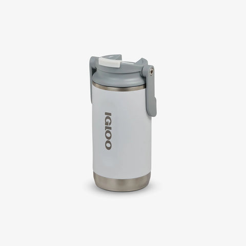 Flip 'n' Sip Tumbler 355ml::White::No-look-sip indicator