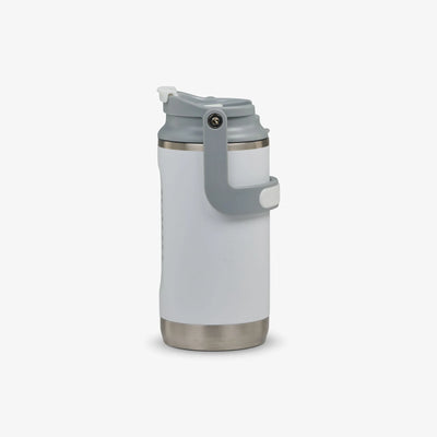 Flip 'n' Sip Tumbler 355ml::White::Tuck Tight handle