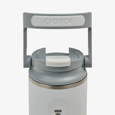 Flip 'n' Sip Tumbler 355ml::White::Retention: Up to 24hrs cold / 4hrs hot*