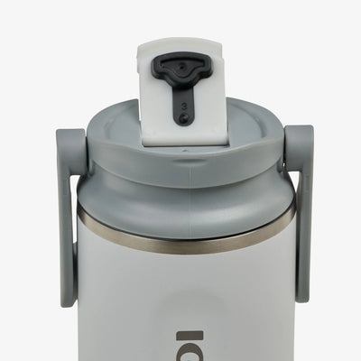 Flip 'n' Sip Tumbler 355ml::White::Leakproof Flip 'n' Sip lid