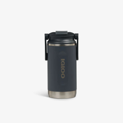 Flip ‘n’ Sip Tumbler 360ml::Carbonite::Fits in standard cup holders