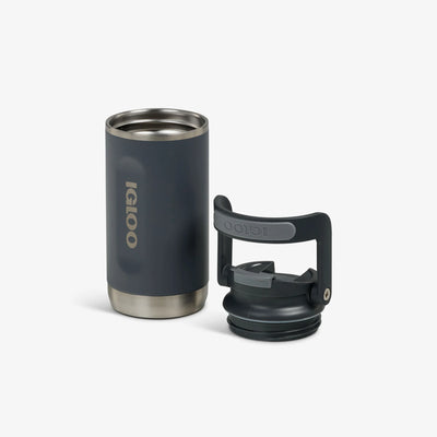 Flip ‘n’ Sip Tumbler 360ml::Carbonite::Double-wall, vacuum-insulated