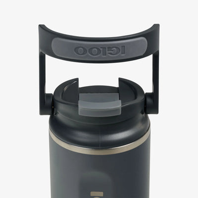 Flip ‘n’ Sip Tumbler 360ml::Carbonite::Retention: Up to 24hrs cold / 4hrs hot*