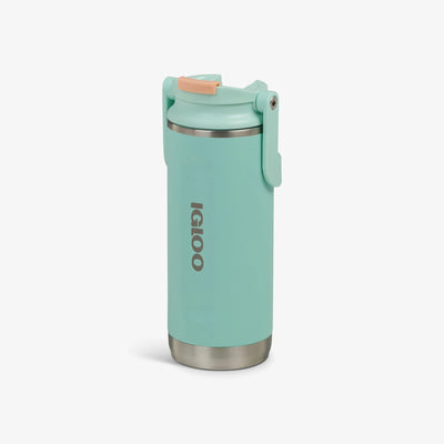  Flip 'n' Sip Tumbler 473ml::Seafoam::No-look-sip indicator