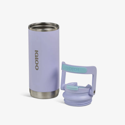 Flip ‘n’ Sip Tumbler 473ml::Lilac Breeze::Double-wall, vacuum-insulated