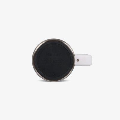 Thermo Mug 425ml::White::Built-in coaster
