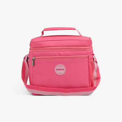 Lunch Cooler Bag 9L::Thrift Pink::Spacious main compartment