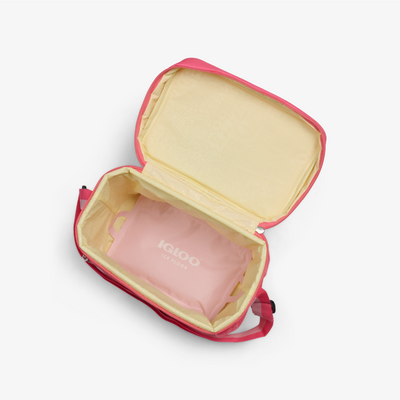 Lunch Cooler Bag 9L::Thrift Pink::Adjustable padded shoulder strap