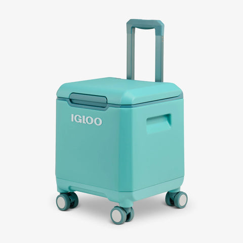 Tag Along Too 360 Spinner Cooler 19L::Lagoon::Telescoping handle